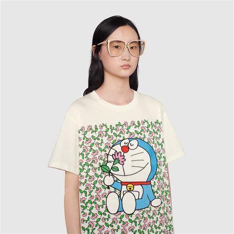 gucci doraemon t shirt black|gucci doraemon sweater.